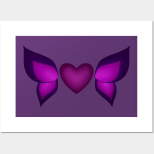 Fairy-Winged Heart Posters and Art